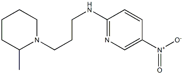 N-[3-(2-methylpiperidin-1-yl)propyl]-5-nitropyridin-2-amine 구조식 이미지