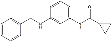 N-[3-(benzylamino)phenyl]cyclopropanecarboxamide 구조식 이미지