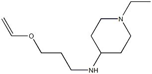 N-[3-(ethenyloxy)propyl]-1-ethylpiperidin-4-amine Structure