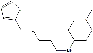 N-[3-(furan-2-ylmethoxy)propyl]-1-methylpiperidin-4-amine 구조식 이미지