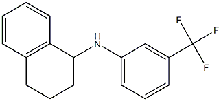 N-[3-(trifluoromethyl)phenyl]-1,2,3,4-tetrahydronaphthalen-1-amine Structure