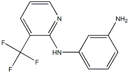 N-[3-(trifluoromethyl)pyridin-2-yl]benzene-1,3-diamine Structure