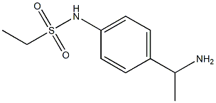 N-[4-(1-aminoethyl)phenyl]ethanesulfonamide 구조식 이미지
