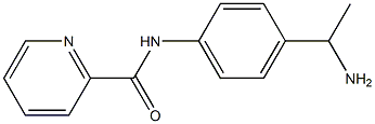 N-[4-(1-aminoethyl)phenyl]pyridine-2-carboxamide 구조식 이미지