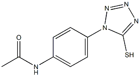 N-[4-(5-sulfanyl-1H-1,2,3,4-tetrazol-1-yl)phenyl]acetamide Structure