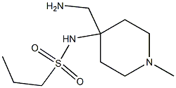 N-[4-(aminomethyl)-1-methylpiperidin-4-yl]propane-1-sulfonamide 구조식 이미지