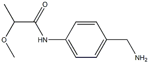 N-[4-(aminomethyl)phenyl]-2-methoxypropanamide 구조식 이미지
