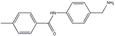 N-[4-(aminomethyl)phenyl]-4-methylbenzamide Structure