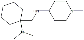 N-{[1-(dimethylamino)cyclohexyl]methyl}-1-methylpiperidin-4-amine 구조식 이미지