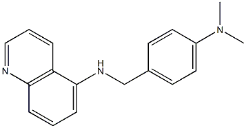 N-{[4-(dimethylamino)phenyl]methyl}quinolin-5-amine Structure