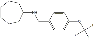 N-{[4-(trifluoromethoxy)phenyl]methyl}cycloheptanamine 구조식 이미지