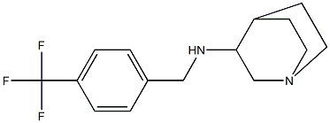 N-{[4-(trifluoromethyl)phenyl]methyl}-1-azabicyclo[2.2.2]octan-3-amine 구조식 이미지