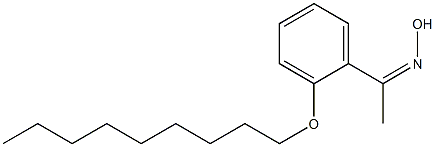 N-{1-[2-(nonyloxy)phenyl]ethylidene}hydroxylamine 구조식 이미지