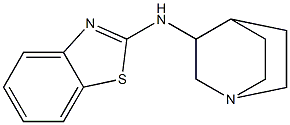 N-{1-azabicyclo[2.2.2]octan-3-yl}-1,3-benzothiazol-2-amine 구조식 이미지