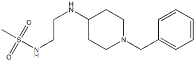 N-{2-[(1-benzylpiperidin-4-yl)amino]ethyl}methanesulfonamide Structure