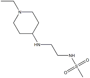 N-{2-[(1-ethylpiperidin-4-yl)amino]ethyl}methanesulfonamide 구조식 이미지