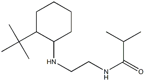 N-{2-[(2-tert-butylcyclohexyl)amino]ethyl}-2-methylpropanamide Structure