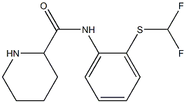 N-{2-[(difluoromethyl)sulfanyl]phenyl}piperidine-2-carboxamide 구조식 이미지