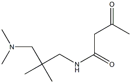 N-{2-[(dimethylamino)methyl]-2-methylpropyl}-3-oxobutanamide Structure