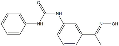 N-{3-[(1E)-N-hydroxyethanimidoyl]phenyl}-N'-phenylurea Structure