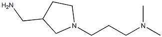 N-{3-[3-(aminomethyl)pyrrolidin-1-yl]propyl}-N,N-dimethylamine 구조식 이미지