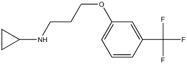 N-{3-[3-(trifluoromethyl)phenoxy]propyl}cyclopropanamine Structure