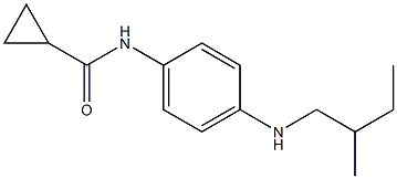 N-{4-[(2-methylbutyl)amino]phenyl}cyclopropanecarboxamide 구조식 이미지