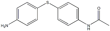 N-{4-[(4-aminophenyl)sulfanyl]phenyl}acetamide 구조식 이미지