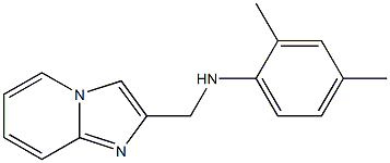 N-{imidazo[1,2-a]pyridin-2-ylmethyl}-2,4-dimethylaniline 구조식 이미지