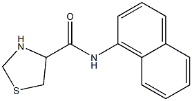 N-1-naphthyl-1,3-thiazolidine-4-carboxamide Structure