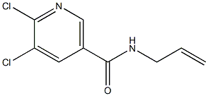 N-allyl-5,6-dichloronicotinamide Structure