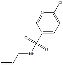 N-allyl-6-chloropyridine-3-sulfonamide Structure