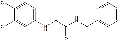 N-benzyl-2-[(3,4-dichlorophenyl)amino]acetamide Structure