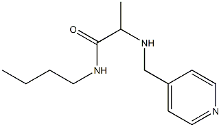 N-butyl-2-[(pyridin-4-ylmethyl)amino]propanamide 구조식 이미지