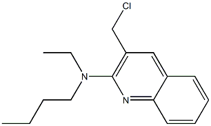 N-butyl-3-(chloromethyl)-N-ethylquinolin-2-amine 구조식 이미지