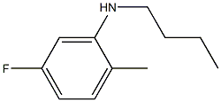 N-butyl-5-fluoro-2-methylaniline 구조식 이미지