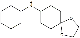 N-cyclohexyl-1,4-dioxaspiro[4.5]decan-8-amine Structure