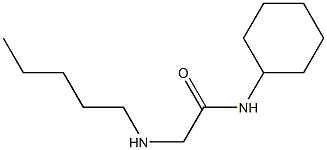 N-cyclohexyl-2-(pentylamino)acetamide Structure