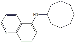 N-cyclooctylquinolin-5-amine Structure