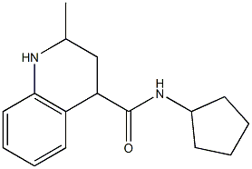 N-cyclopentyl-2-methyl-1,2,3,4-tetrahydroquinoline-4-carboxamide Structure