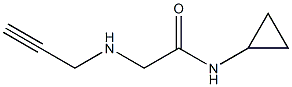 N-cyclopropyl-2-(prop-2-yn-1-ylamino)acetamide Structure