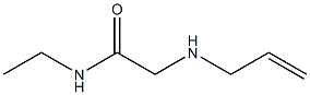 N-ethyl-2-(prop-2-en-1-ylamino)acetamide 구조식 이미지