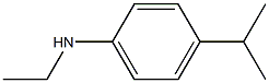 N-ethyl-4-(propan-2-yl)aniline Structure