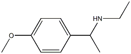 N-ethyl-N-[1-(4-methoxyphenyl)ethyl]amine Structure