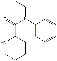 N-ethyl-N-phenylpiperidine-2-carboxamide 구조식 이미지