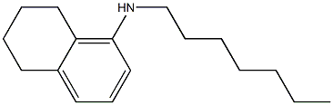 N-heptyl-5,6,7,8-tetrahydronaphthalen-1-amine 구조식 이미지