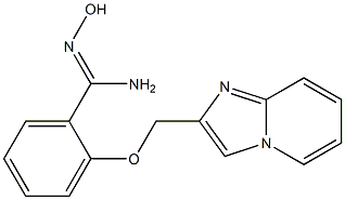 N'-hydroxy-2-(imidazo[1,2-a]pyridin-2-ylmethoxy)benzenecarboximidamide 구조식 이미지