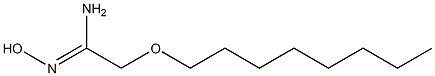 N'-hydroxy-2-(octyloxy)ethanimidamide Structure