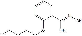 N'-hydroxy-2-(pentyloxy)benzenecarboximidamide Structure