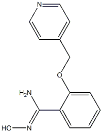 N'-hydroxy-2-(pyridin-4-ylmethoxy)benzenecarboximidamide Structure
